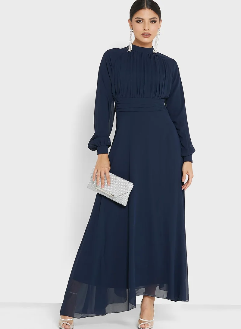Khizana Ruched Detail Dress