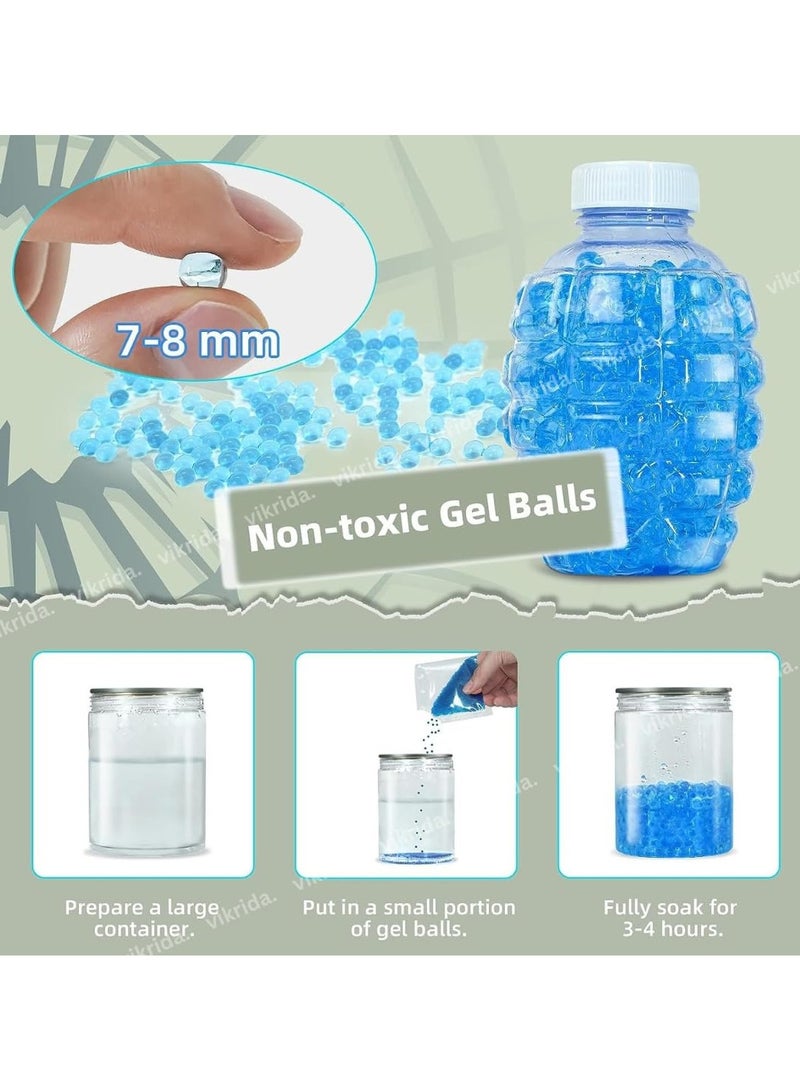 Dubkart Gel Bead Splatter Blaster Toy,with 55000 Water Balls and Goggles,Good for Outdoor Activities Team Fun Games and Gifts Boys and Girls - Image 3