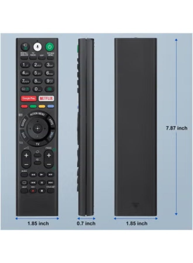 Voice Replacement Remote for Sony-TVs and Bravia-TVs，for All Sony 4K UHD LED LCD HD Smart TVs - Image 1