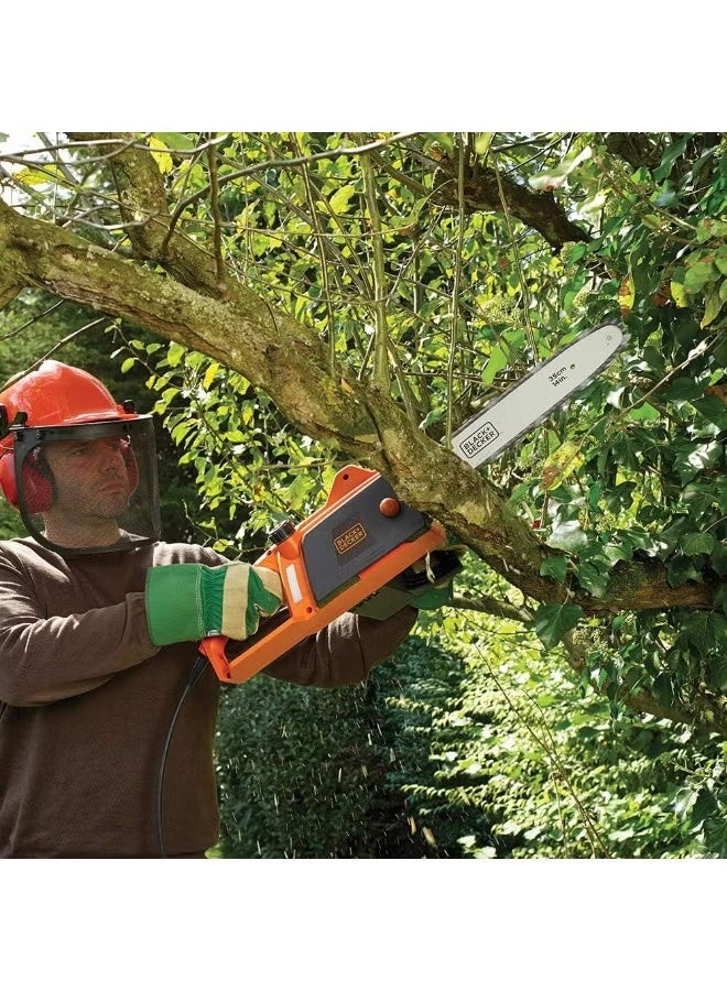 بلاك اند ديكر منشار كهربائي سلكي - 1800 واط - طول 35 سم - برتقالي/أسود - CS1835-GB - Image 4