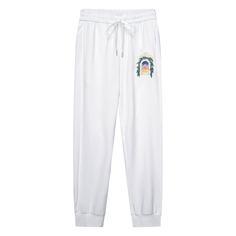 Casablanca Trousers Fashion Brand Casa Star Castle Letter Logo Printed Casual Sports Pants - Image 5