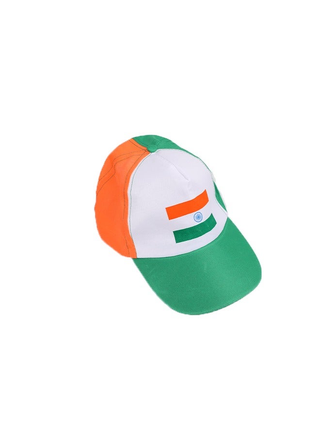 Indian Flag Cap 28 X 17 Cm