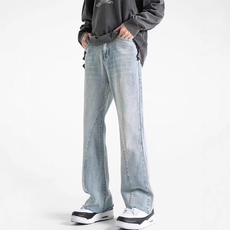 Unisex Classic Denim Jeans Loose Fit Daily Outdoor Wear - Image 3