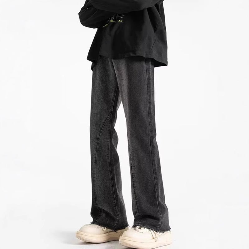Unisex Classic Denim Jeans Loose Fit Daily Outdoor Wear - Image 2