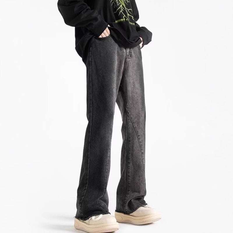 Unisex Classic Denim Jeans Loose Fit Daily Outdoor Wear - Image 4