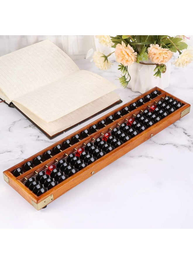 17 Digit Wooden Abacus Standard Abacus Calculator Counting Math Learning Tool For Beginners - Image 2