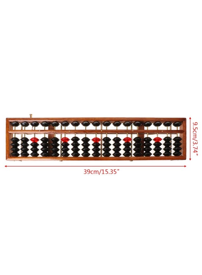17 Digit Wooden Abacus Standard Abacus Calculator Counting Math Learning Tool For Beginners - Image 5