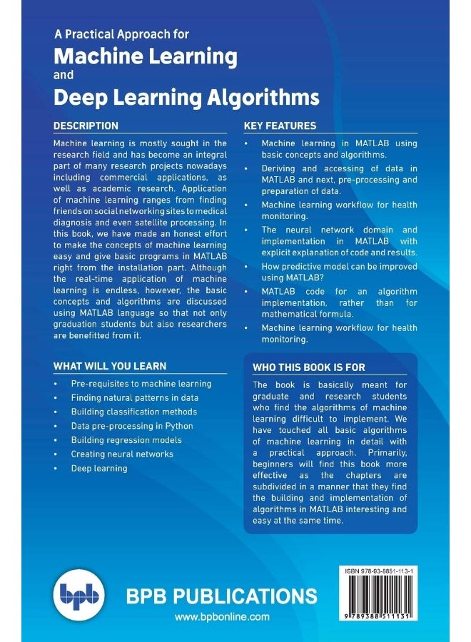 A Practical Approach for Machine Learning and Deep Learning Algorithms - Image 2