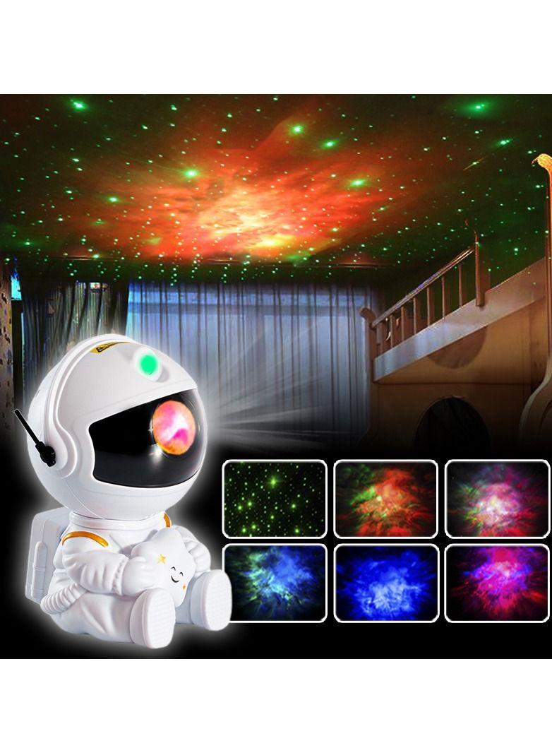 AROAQ Astronaut Projector Night Light LED Lamp Decor Decorative Astronaut Star Nebula Projector Remote Control for Bedroom Ceiling  - Image 2