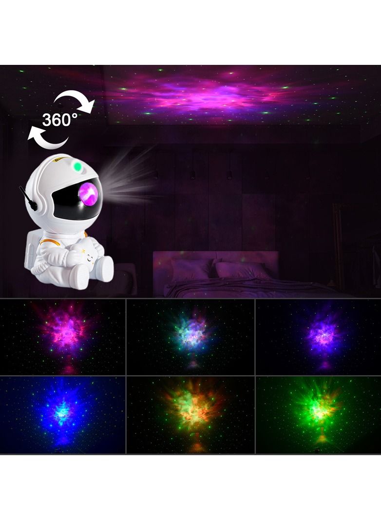 AROAQ Astronaut Projector Night Light LED Lamp Decor Decorative Astronaut Star Nebula Projector Remote Control for Bedroom Ceiling  - Image 3