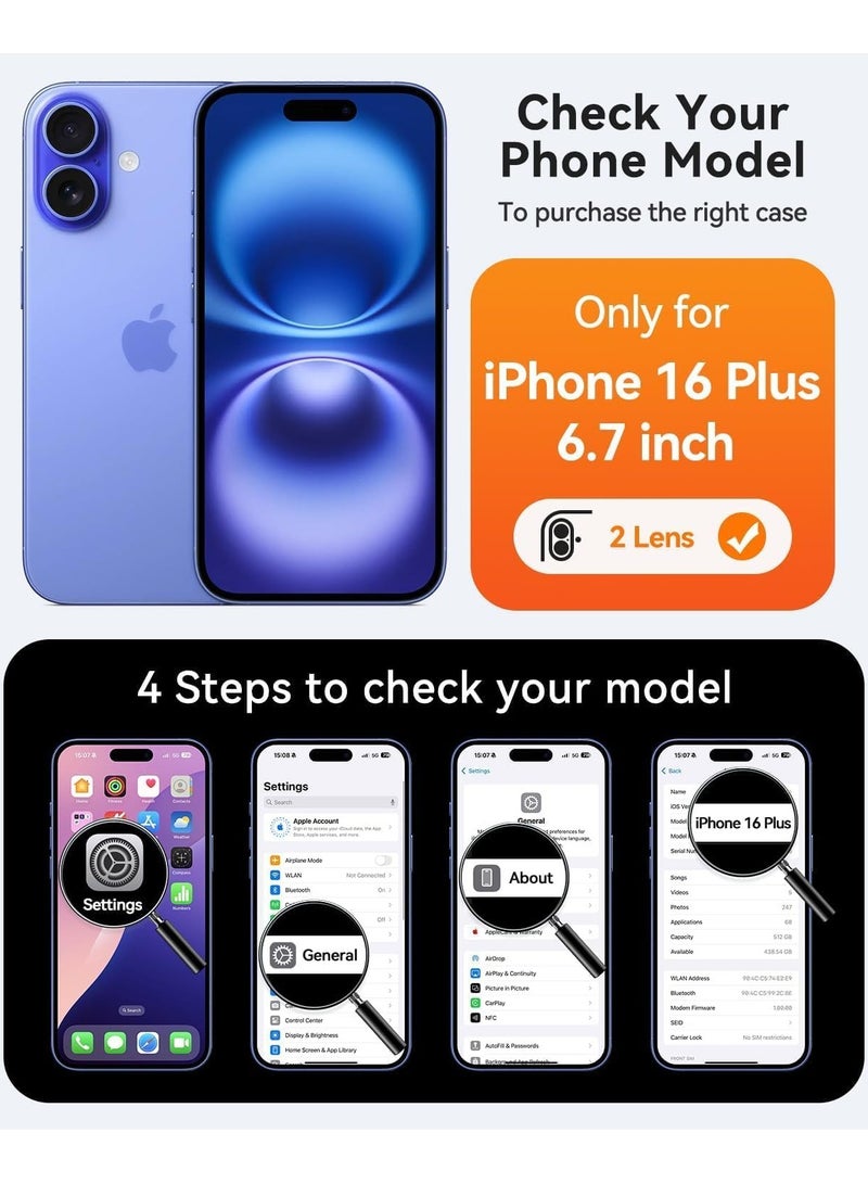 TIGER Case Compatible with iPhone 16 Plus | Liquid Soft Silicone iPhone 16 Plus Cover | Shockproof Gel Rubber Phone Case with Inside Microfiber Lining | Full Body Protection | Anti-Slip | Scratch-Resistant | Wireless Charging Compatible | Ultra-Slim & Lightweight for iPhone 16 Plus 6.7 inch (Black, iP 16 Plus) - Image 5