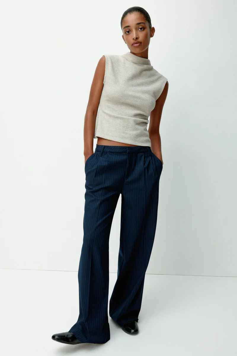 H&M Wide tailored trousers