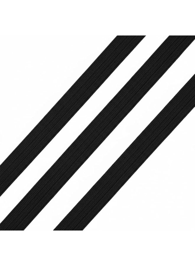 5mm Wide 64m Elastic Cord Black Flat Thick Elastic Band Elastic Cord for Sewing Clothes Craft - Image 3