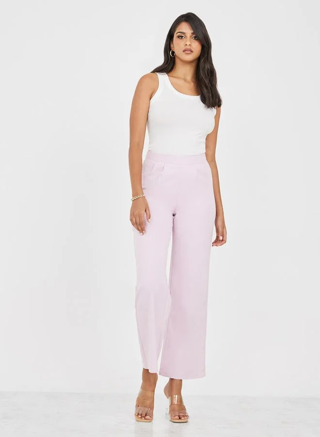 Styli High Rise Wide Leg Trouser