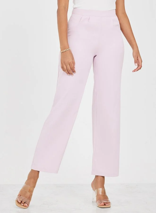 Styli High Rise Wide Leg Trouser