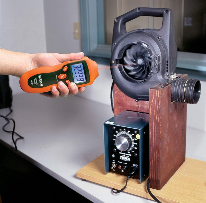 Extech 461920 Mini Laser Photo Tachometer Counter for Non-Contact RPM Measurements - Image 3