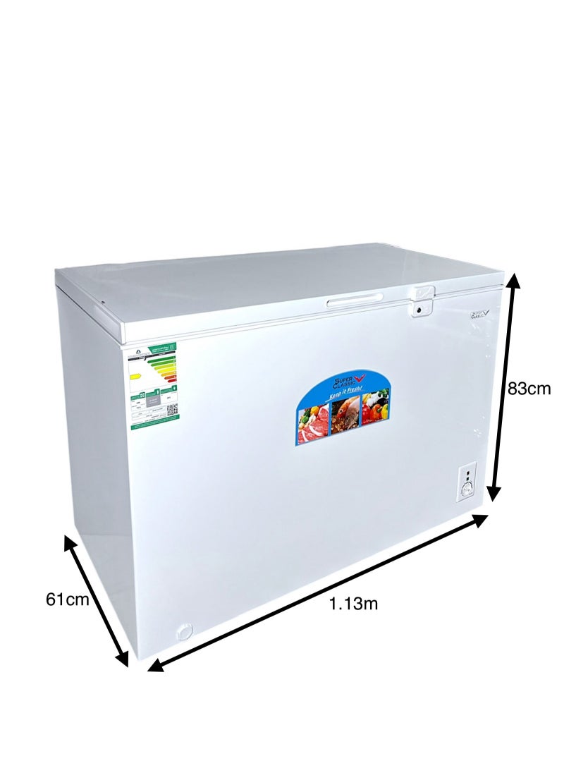 SUPER CLASSIC - Super Classic Chest Freezer, 299 Liters, 10.60 Feet, White - SPCF-325 - Image 1