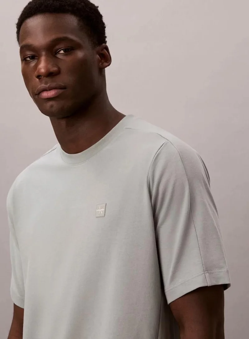 Calvin Klein Winter Grey Performance Cotton Blend Gym T-Shirt for Men | Best Price UAE