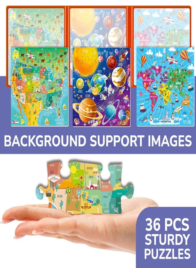 Quokka Kids Puzzles for Boys and Girls Magnetic Travel Animal Car - Image 5