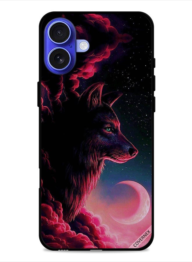 Covernex Apple iPhone 16 Plus Protective Case Cover Wolf Art - Image 1