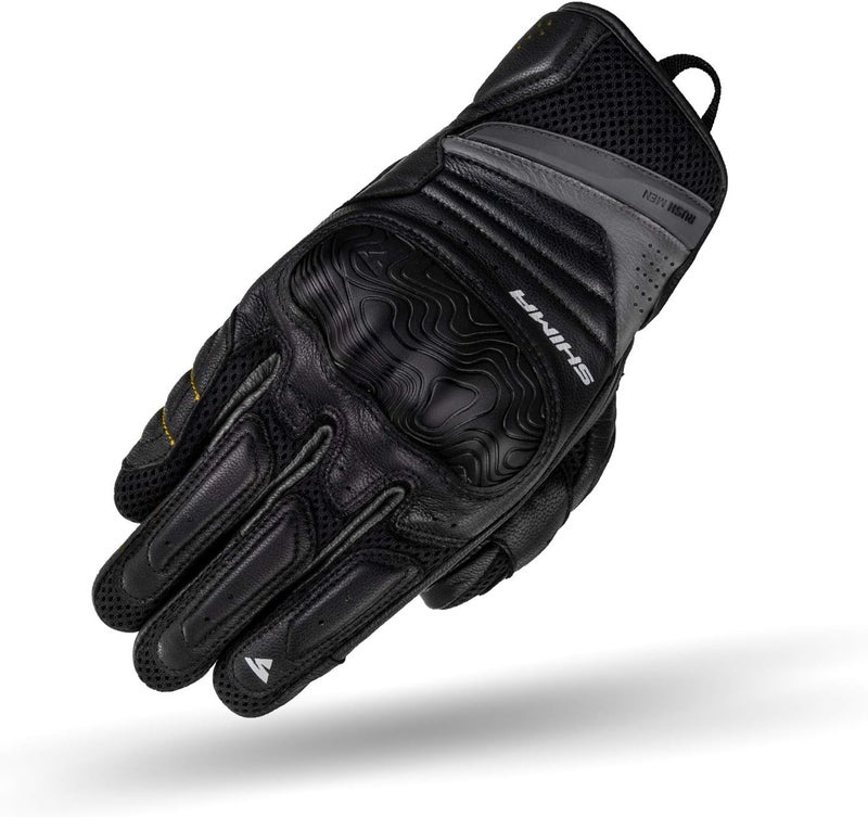 SHIMA Men's Rush Motorcycle Gloves - Durable Leather with Touchscreen Functionality - Image 1