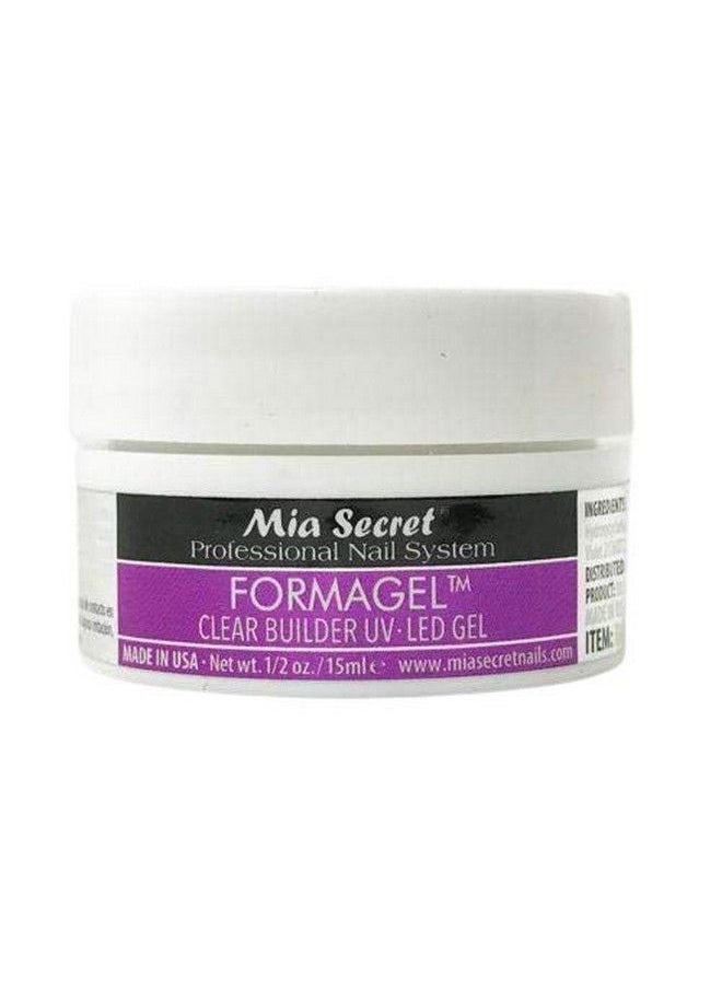 MIA SECRET - Professional Nail System Formagel Uv/Led Builder Gel 0.5 Oz Clear - Image 1