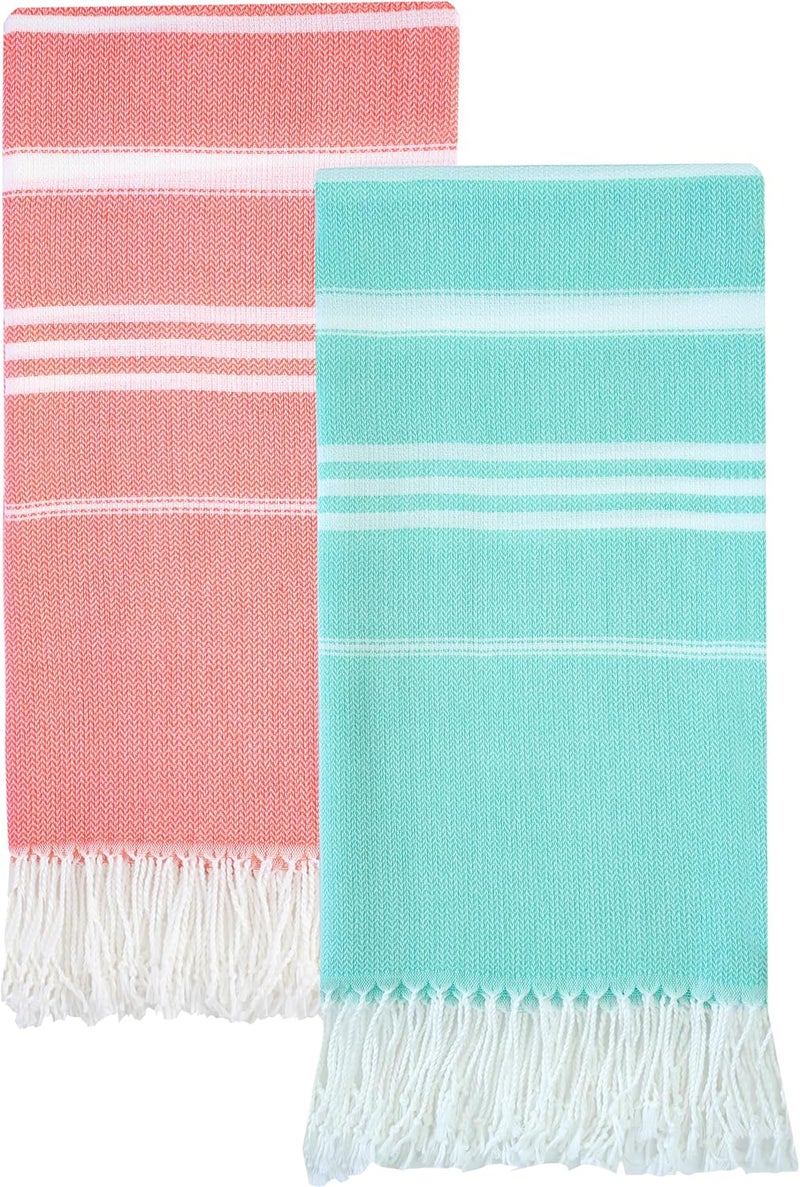 Antfuny 2 Packs Turkish Beach Towels Quick Dry Sand Free Oversized Bath Pool Swim Towel Extra Large XL Big Blanket Adult Travel Essentials Cruise Accessories Must Haves Clearance Vacation Stuff - Image 1