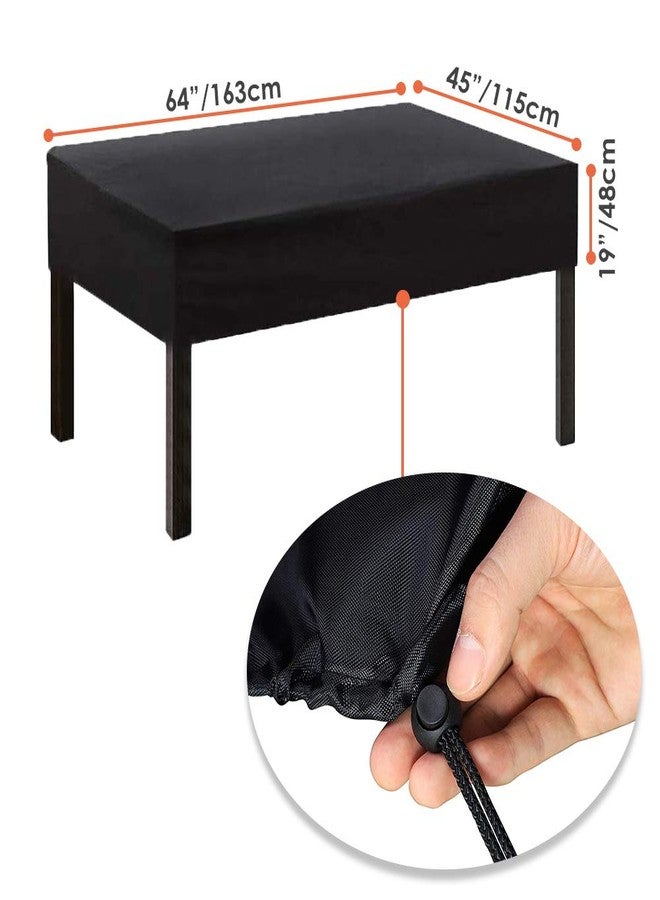 COOSOO Foosball Table Cover Outdoor Heavy duty Waterproof Dust-proof Rectangular Universal Fit Cover Indoor Scratch Resistant for Game Room - Image 4