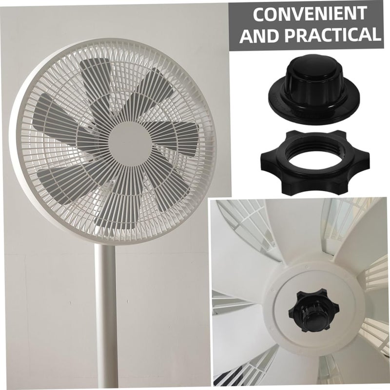 Garneck 1Set Plastic Fan Nut Covers Versatile Fan Accessories for Easy Installation and Compatibility with Various Electric Fans Lightweight and Portable Design - Image 3
