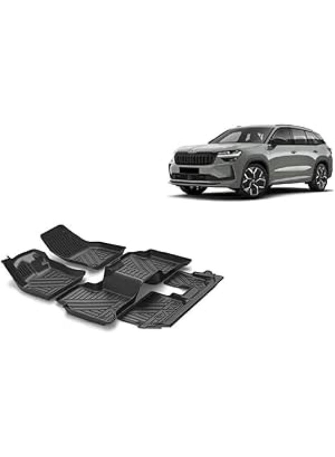 TPE car mat compatible with Kodiaq 7 seater 2025-2026 - Image 1