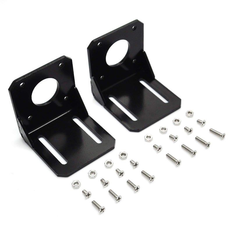 Gikfun Stepper Motor Mounting Bracket, 42mm Fixed Bracket with Screws & Nuts DIY (Pack of 2 Sets) EK1935