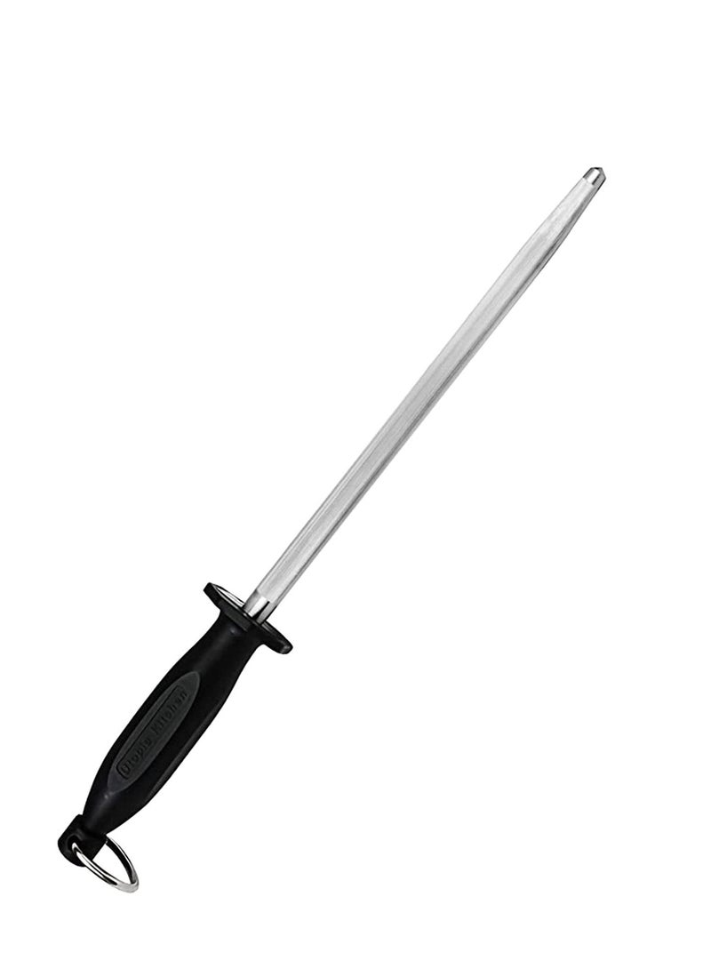 SYOSI 10 Inches Honing Steel Knife Sharpening Steel Sharpening Rod - Image 2