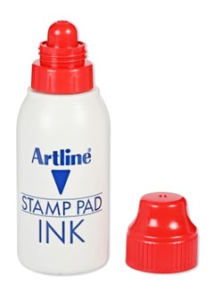 Artline Artline ESA-2N Stamp Pad Ink, 50c.c/mls Bottle, Color:Red - ARIKESA2NRE  - Image 2