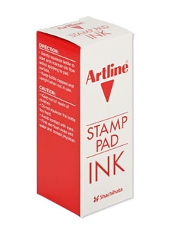 Artline Artline ESA-2N Stamp Pad Ink, 50c.c/mls Bottle, Color:Red - ARIKESA2NRE  - Image 5