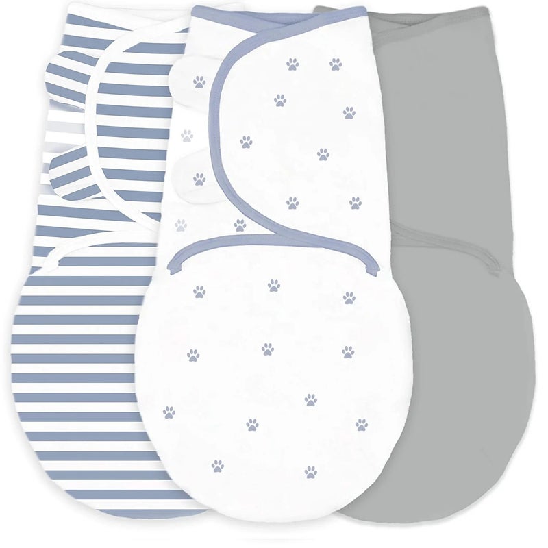 Y&D 100% Organic Cotton Baby Swaddle Blanket - Adjustable Newborn Sleep Sack Wrap for Swaddlers - Girl & Boy - Image 1