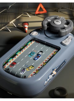 SARAQITA 3D Racing Adventure Steering Wheel Toy - Interactive Educational Learning Race Car Toy for Boys and Girls - Car Simulator Steering Wheel Racing Game With Music  - Image 5