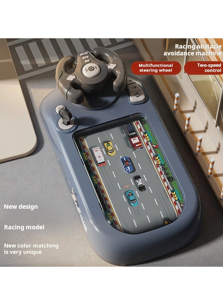 SARAQITA - 3D Racing Adventure Steering Wheel Toy - Interactive Educational Learning Race Car Toy for Boys and Girls - Car Simulator Steering Wheel Racing Game With Music - Image 1