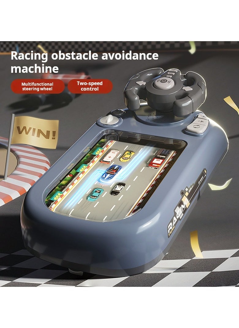 SARAQITA - 3D Racing Adventure Steering Wheel Toy - Interactive Educational Learning Race Car Toy for Boys and Girls - Car Simulator Steering Wheel Racing Game With Music - Image 1