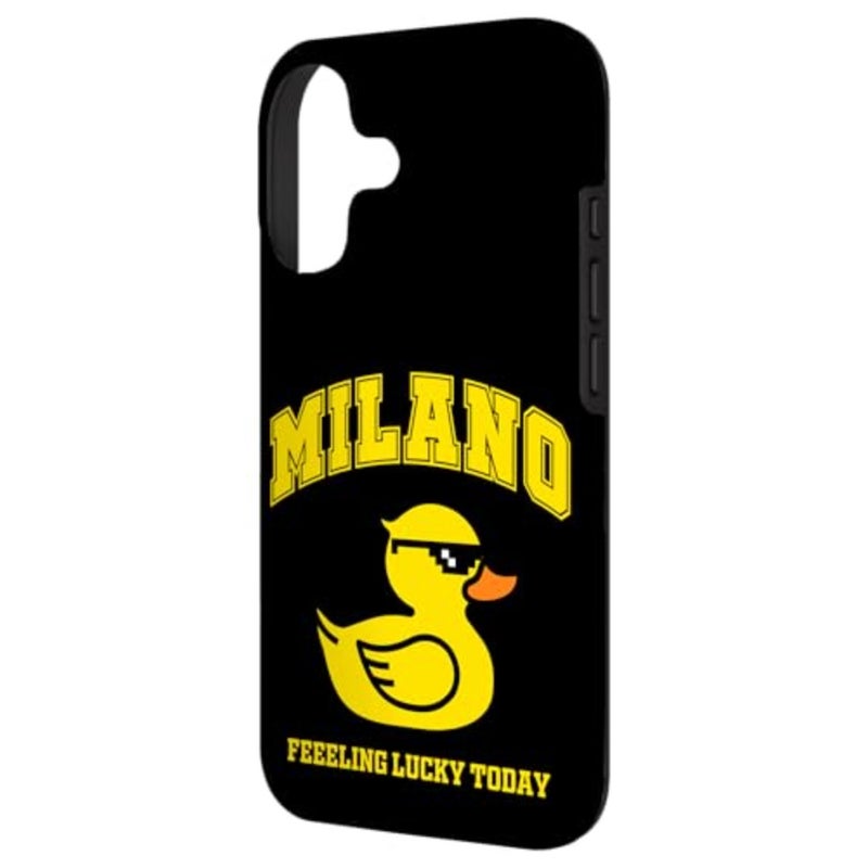 Cool Milano Italy Yellow Duck Illustration Graphic Cartoon Case for - Image 2