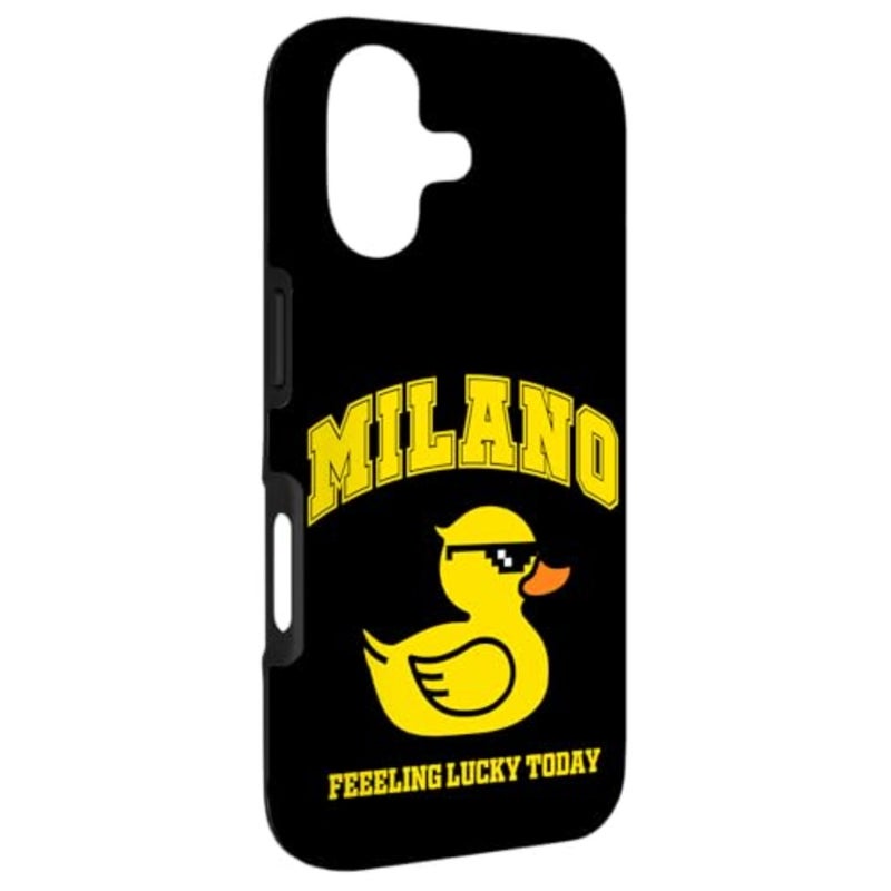 Cool Milano Italy Yellow Duck Illustration Graphic Cartoon Case for - Image 4
