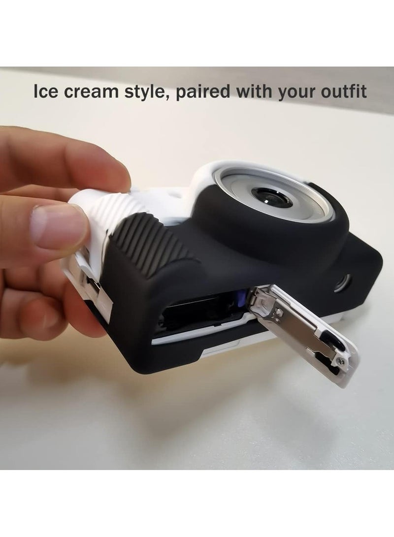 Scratch-resistant camera case for SONY ZV-1F, ZV-1 II/ZV-1M2 Vlog cameras, silicone case with soft skin silicone case - Image 2