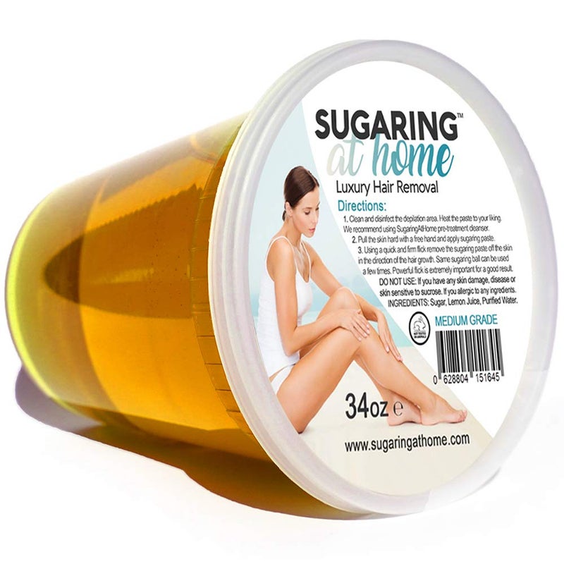 Sugaring NYC Sugaring Hair Removal Paste Medium for Professional Use on Bikini Brazilian Arms Legs Back 34 oz