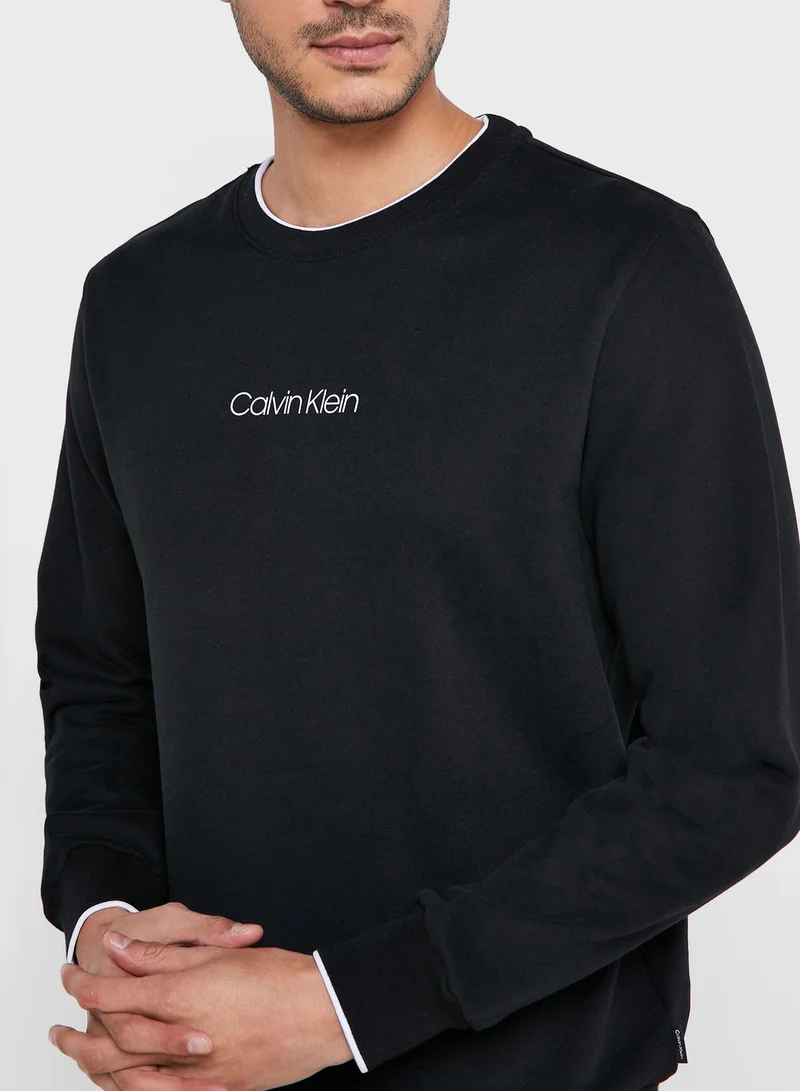 CALVIN KLEIN Brush Logo Sweatshirt