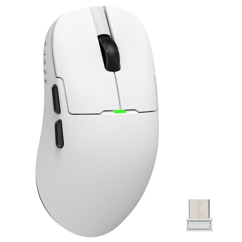 A-jazz Ajazz AJ159 Dual Mode Lightweight Gaming Mouse with Type C Wired and USB Receiver with PAW3395 Sensor 5 Programmable Buttons Ergonomic Symmetrical Design for PS4 Xbox PC Mac Gaming - Image 2