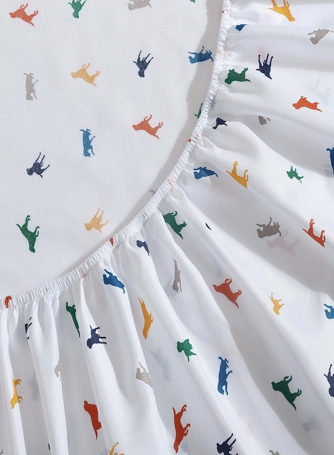 Eddie Bauer Kids - Twin Sheets, Stain-Resistant Toddler Bedding with Matching Sham(s), Super Soft, Ideal Boy Room Essentials (Buddy The Dog White, Twin) - Image 3