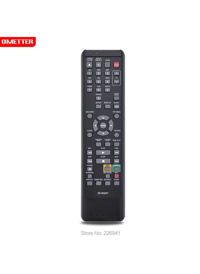 OMETTER - SE-R0297 Replace Remote Control Applicable for Toshiba DVD Recorder/CVR Combo D-VR7 DVR7 D-VR7KC DVR7KC D-VR7KC2 DVR7KC2 - Image 1