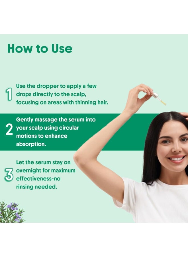 Aravi Organic Hair Care Combo – Rosemary Shampoo (200ml) + Hair Growth Serum (30ml) - Image 4
