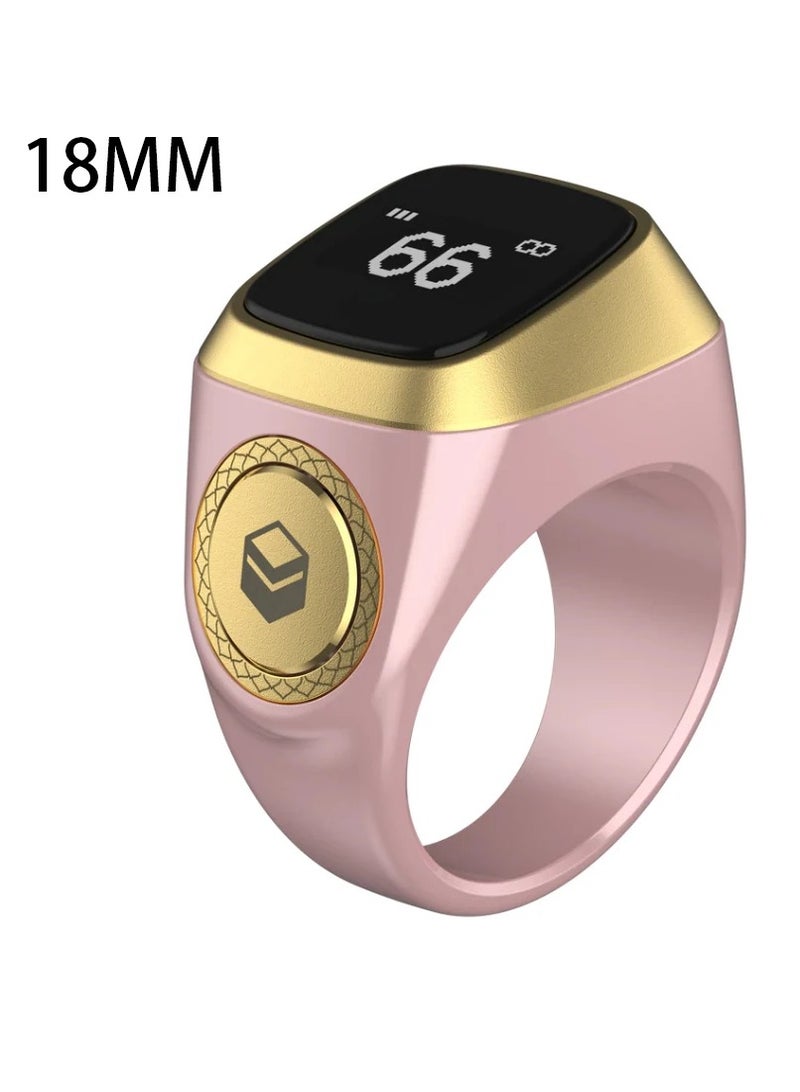 Smart Tasbih Zikr1 Lite Ring 18mm  PINK - Image 2