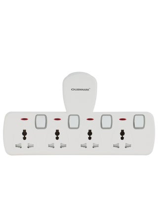 Olsenmark Multi Plug Extension Socket, 4 Way Electrical Outlet Extender, Wall Charger, Universal Plug Adapter, Charging Station for Home, Office, Kitchen, Individually Switched - pzsku/Z644DA3BA44F152173B87Z/45/_/1701170042/b694d424-b66e-4c87-896c-3f8b66fa23ed