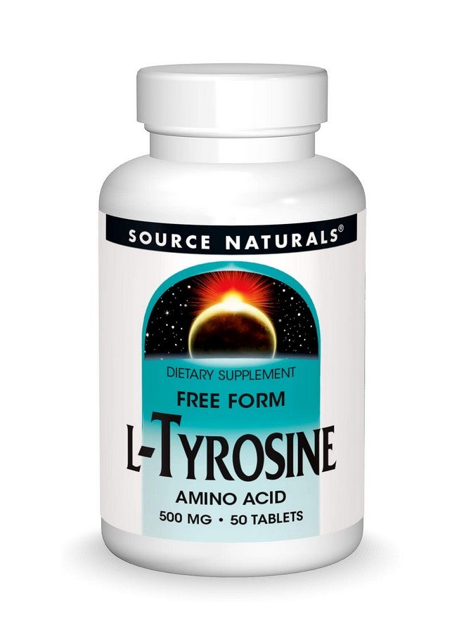 Source Naturals Ltyrosine Free Form Amino Acid Supplement 50 Tablets - Image 1